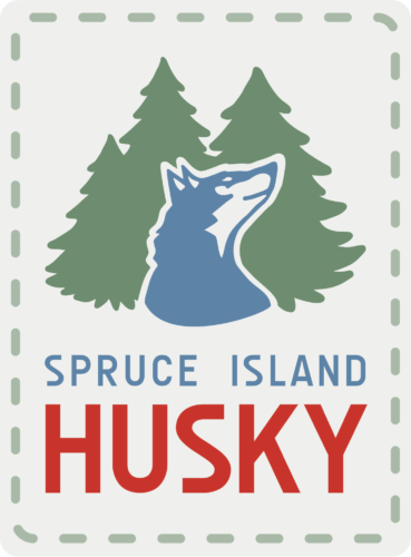 Spruce Island Husky logo