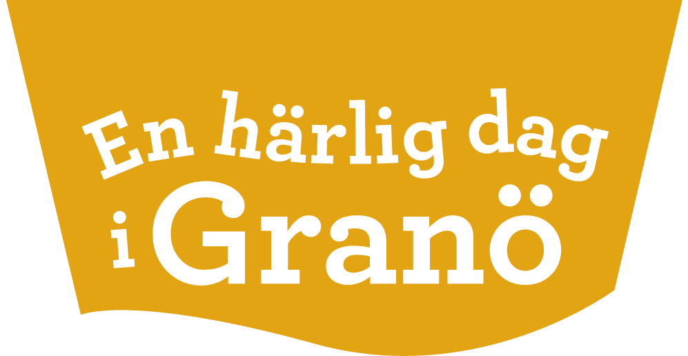 märke med texten En härlig dag i granö